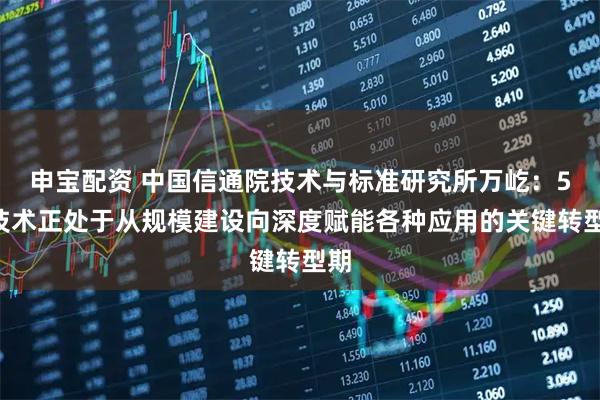 申宝配资 中国信通院技术与标准研究所万屹：5G技术正处于从规模建设向深度赋能各种应用的关键转型期